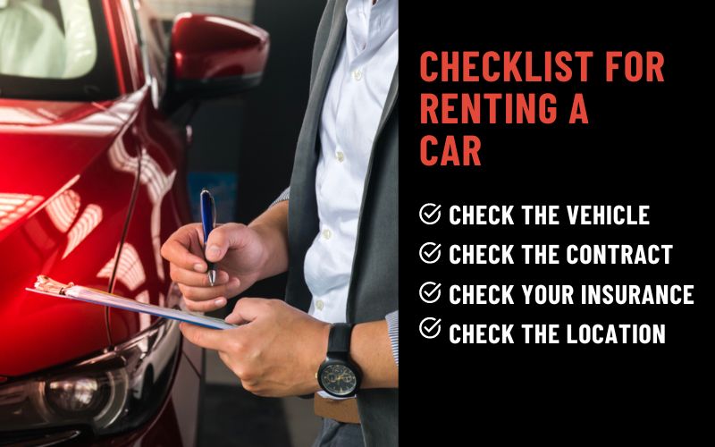 Checklist for Renting a Car